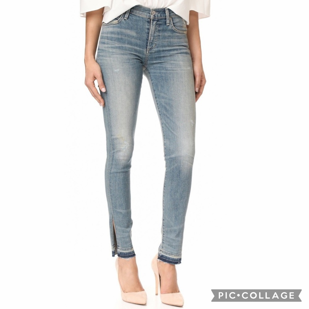 Citizens of Humanity Women’s size 26 Rocket High Rise Skinny Slit Ankle Jesns